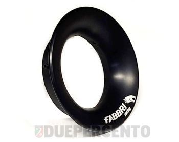 Cornetto Venturi maggiorato FABBRI RACING Øi 64.5mm, Øe 100mm, h 26mm, alluminio CNC nero anodizzato, per VHS 34-38-39/ PHBH 28-30/ TMX35/ PWK38