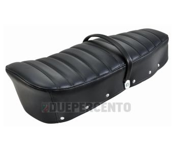 Sella nera trapuntata per Lambretta 125 LI 3°/LIS/150 LI 3°/LIS/SX/175 TV 3°/200 SX