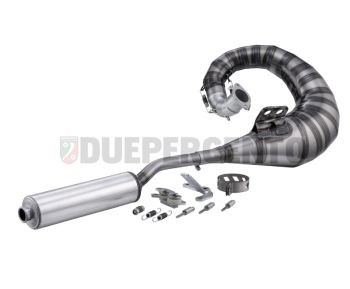 Marmitta espansione per cilindro Quattrini M210 per Lambretta 125 LI/LIS/DL/GP/150 LI/LIS/SX/DL/GP/175 TV 2°-3°/200 TV/SX/DL/GP