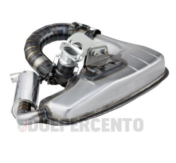 Marmitta espansione Clubsport Silent Curly per Lambretta 125 LI/LIS/DL/GP/150 LI/LIS/SX/DL/GP/175 TV 2°-3°/200 TV/SX/DL/GP