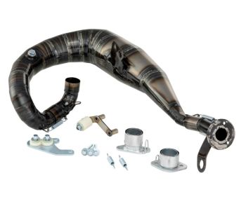Marmitta espansione SIP Performance Touring Design by NORDSPEED, senza silenziatore per Lambretta 125 LI/LIS/DL/GP/150 LI/LIS/SX/DL/GP/175 TV 2°-3°/200 TV/SX/DL/GP