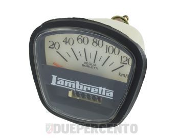 Contachilometri scala 120 km/h, per Lambretta 125 DL/GP/150 DL/GP