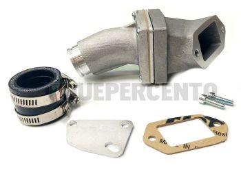 Collettore aspirazione lamellare EGIG 30mm, per cilindro EGIG 170-180 per Vespa 50/ 50 Special/ ET3/ Primavera