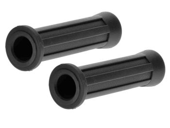 Coppia manopole grigie ARIETE Ø 22/22 mm, l=125 mm per Vespa PK50-125/XL/XLS/Elestart