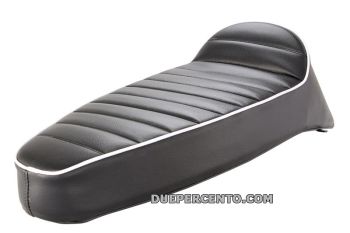 Sella sportiva SIP Longtail EVO II nero per Vespa VNB/ GT/ GTR/ TS/ VBA/ VBB/ GL/ Sprint/ Super