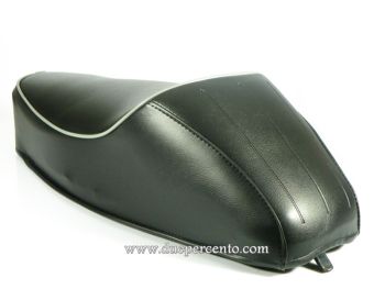 Sella NISA monoposto, colore nero con bordino grigio per Vespa 50 Special