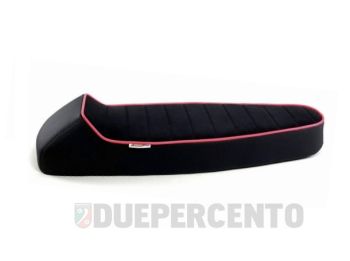 Sella NISA SPORT RACING bordino rosa fluo, per Vespa 50/ 50 Special/ Et3/ Primavera