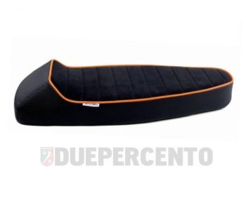 Sella NISA SPORT RACING bordino arancione fluo, per Vespa PK50-125