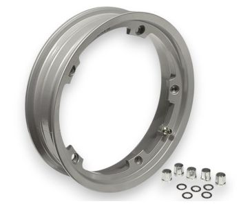 Cerchio in lega tubeless FA ITALIA 2.10-10 grigio per Vespa 50/ 50 special/ ET3/ PX125-200/ P200E/ Rally 180-200/ T5/ GTR/ TS/ Sprint