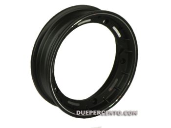 Cerchio in lega tubeless FA ITALIA 2.50-10 "SPORT" nero per Vespa 50/ 50 special/ ET3/ PX125-200/ P200E/ Rally 180-200/ T5/ GTR/ TS/ Sprint