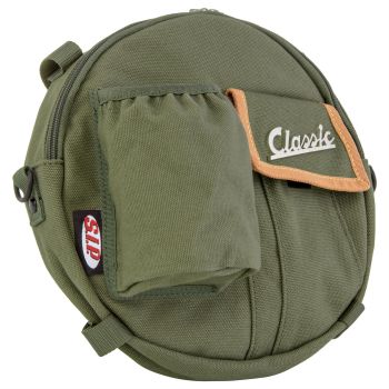 Borsa SIP "Classic", per ruote di scorta, rotondo, canvas, verde oliva