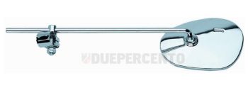 Specchietto retrovisore sinistro BUMM rettangolare, L=295mm attacco a tubo