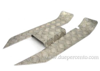 Set pedane "mandorlate" SIP per Vespa 50/ 50 Special/ ET3/ Primavera, alluminio