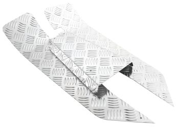 Set pedane "mandorlate" SIP per Vespa PK50-125/S/XL/FL/HP/N/Rush/XL2/Automatica, alluminio