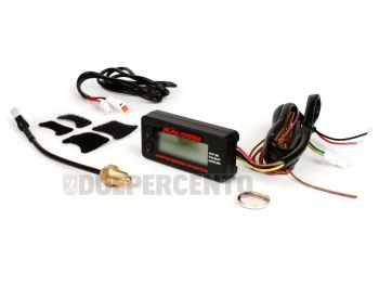 Contagiri, termometro digitale MALOSSI Ø 60x30 mm, motori 2T e 4T