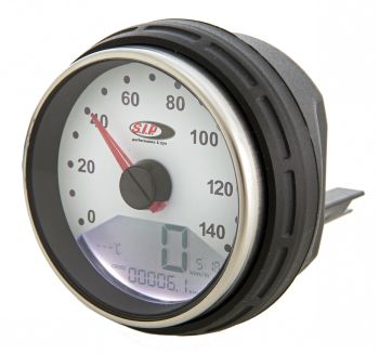 Contachilometri e contagiri Ø=70mm SIP 2.0, fondo bianco 14.000rpm per Vespa PK 50-125/ S/ Automatica