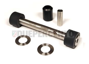 Silent block FABBRI Racing 80 sha, neri, carter motore Quattrini per Vespa 50/ 50 Special/ ET3/ Primavera/ PK50-125