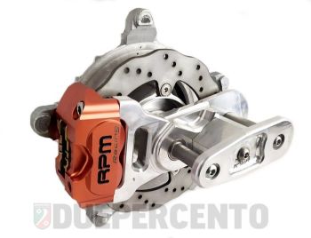 Kit freno a disco anteriore DEXTER Racing, pinza arancione, per Vespa 50/ 50 special/ ET3/ Primavera