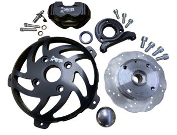 Kit freno a disco posteriore DEXTER BLACK EDITION RDP per Vespa 50/ 50 Special/ ET3/ Primavera/ PK50-125/ ETS