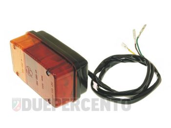 Fanale posteriore SIEM senza luce targa per APE MP 600-601, adatto anche per APE CAR FLO