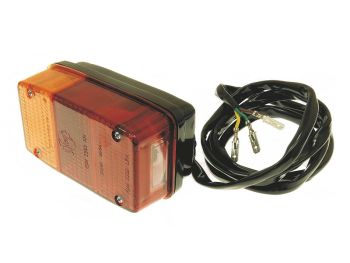 Fanale posteriore SIEM con luce targa per APE MP 600-601, adatto anche per APE CAR FLO
